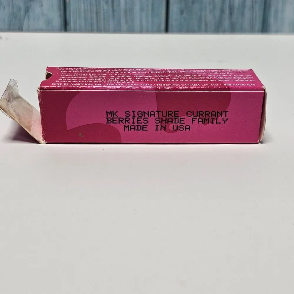 Mary Kay Signature CREME LIPSTICK Discontinued MK Signature Currant (0287) New